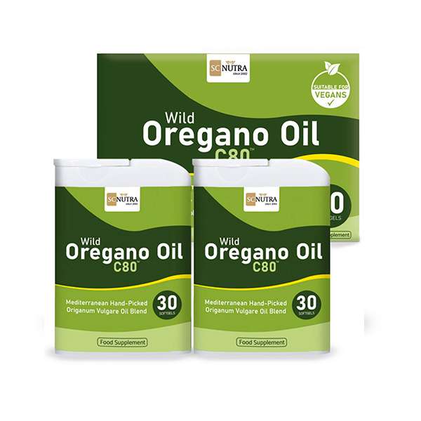 Huile d'origan sauvage comprimés C80 SC Nutra