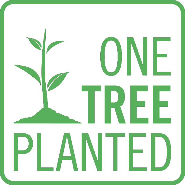 Logo One Tree Planted avec un arbre stylisé en vert.