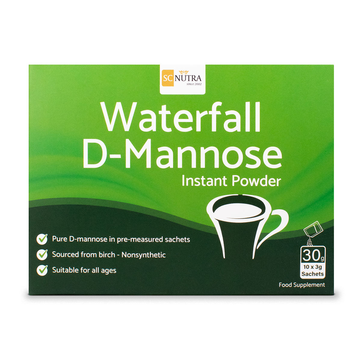 Waterfall D-Mannose SC Nutra poudre 10 sachets