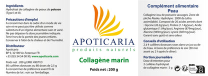 Collagene marin Apoticaria