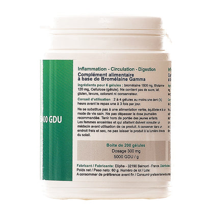 Bromelain Gamma Eliphe 5000 GDU