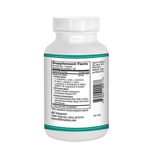 AST Enzymes Floracor GI 180 capsules