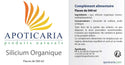 Organic Silicon Apoticaria label