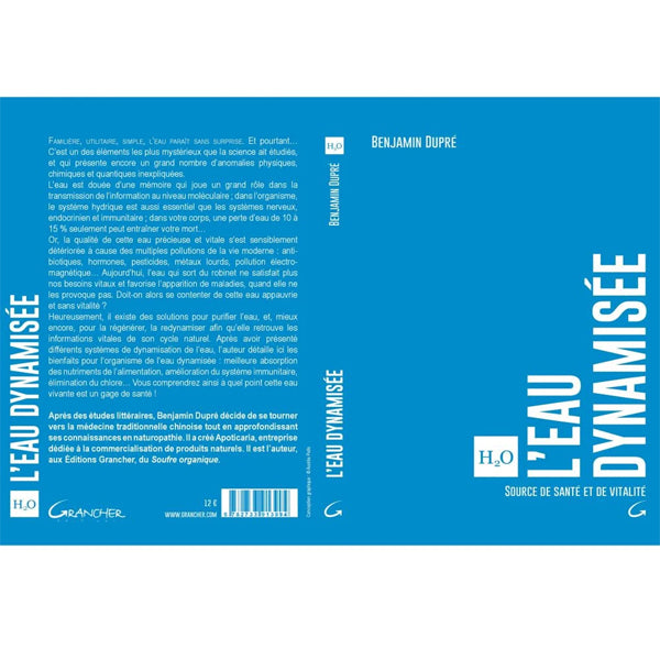 Book L'eau dynamisée - Source de santé et de vitalité de Benjamin Dupré