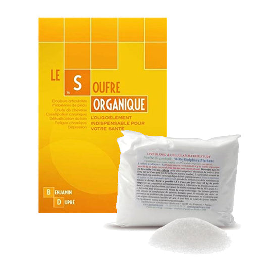 Batch 1 x Organic Sulfur 450 g + Organic Sulfur Book 150 pages