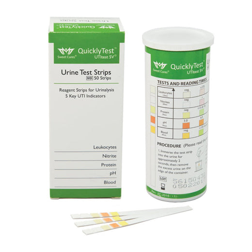 Sweet Cures urine test strips